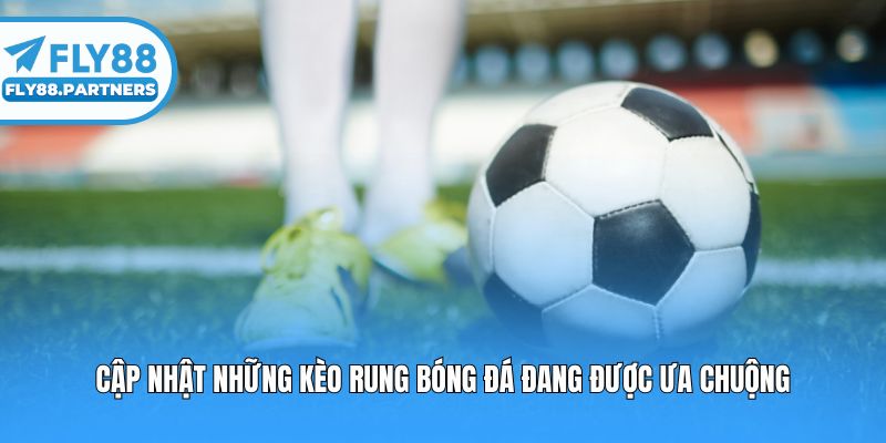 Cập nhật những kèo rung bóng đá đang được ưa chuộng